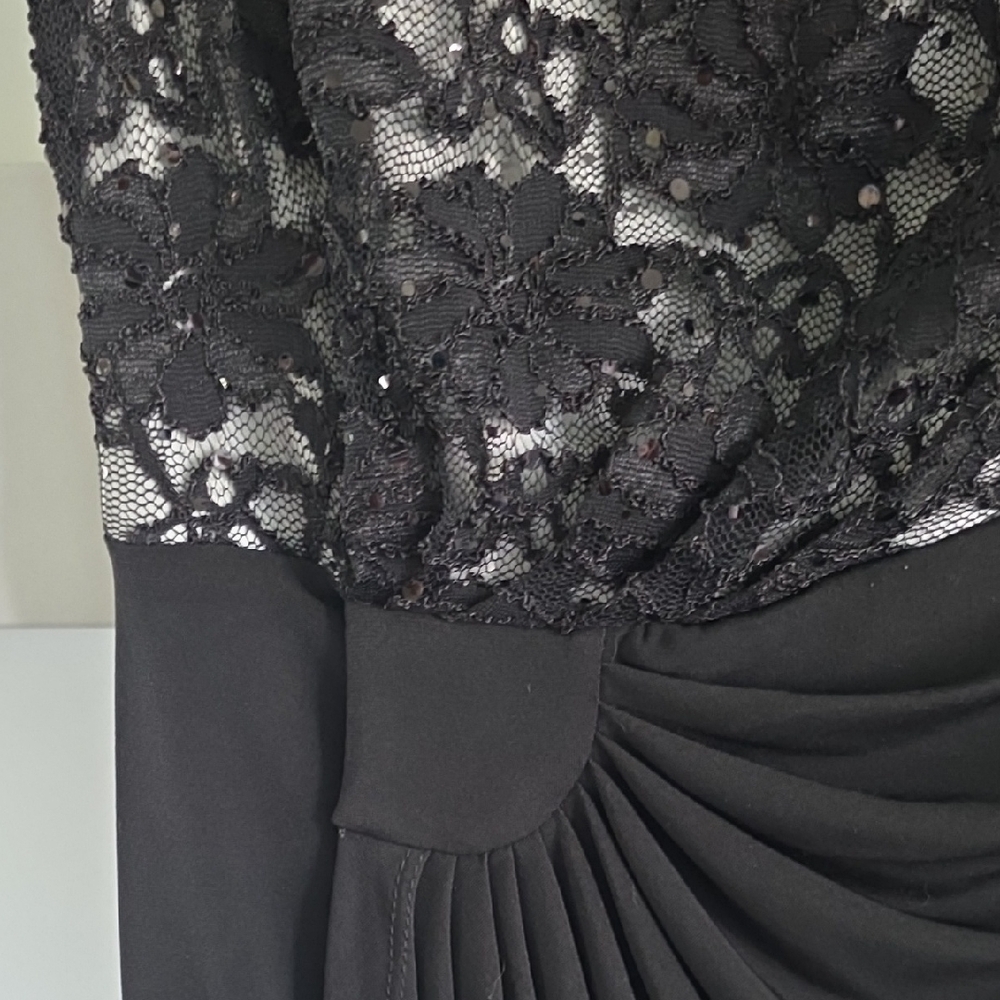 dressbarn Black and White Lace Dress - Picture 3 of 3